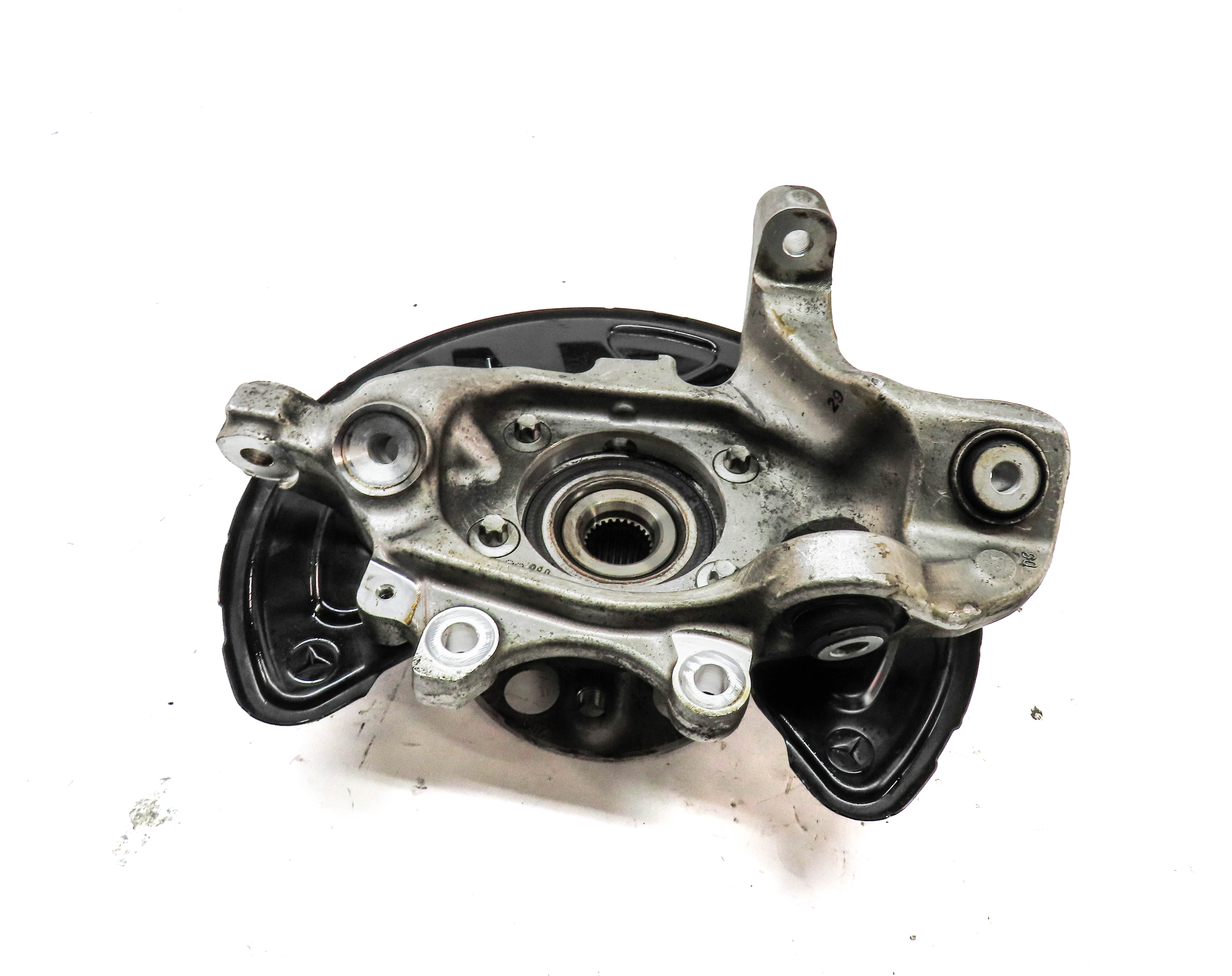 2015-2021 MERCEDES C300 C350 C400 (W205) SEDAN LEFT REAR SPINDLE KNUCKLE HUB — exact item pictured